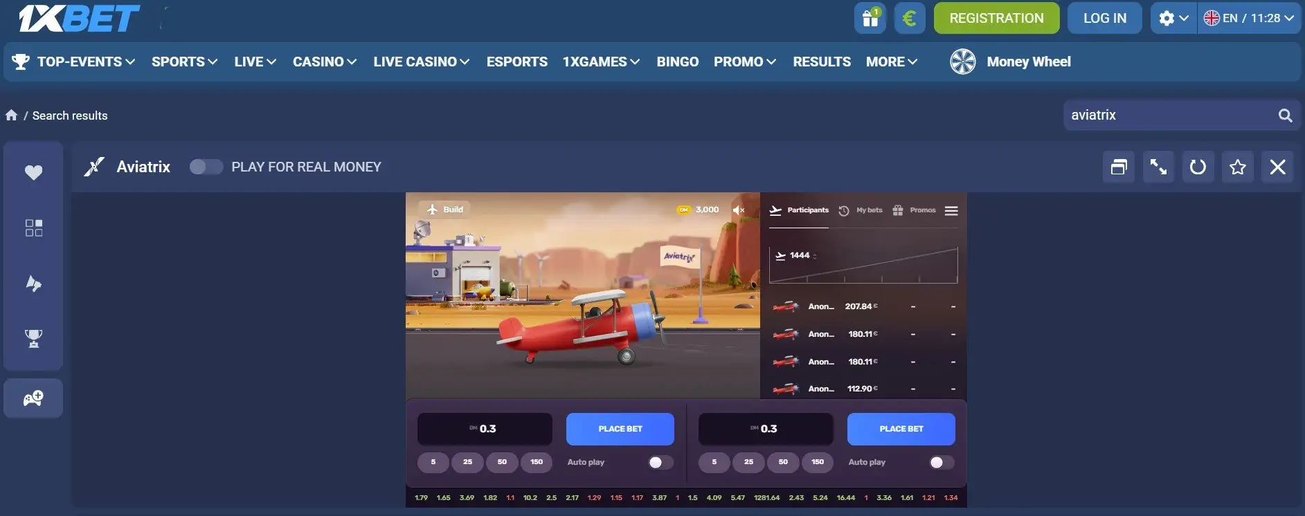 Aviator Demo Mode