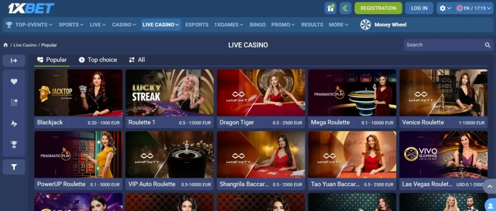 Live Dealer Games